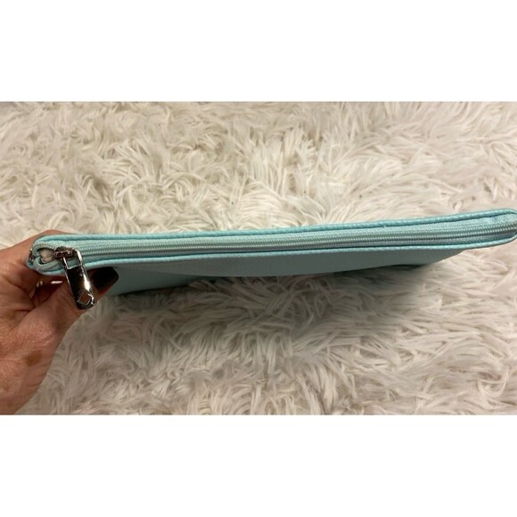 Thirty-One Jewell Zip Clutch
Makeup Cosmetics Jewelry Bag Aqua Pale Green Blue - Picture 3 of 10